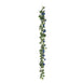 6 ft | Royal Blue | 20 Flowers | UV Protected Silk Rose Garland | Bendable Wire Vines | Artificial Flower Garlands with Leaves