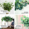 2 Bushes | 19'' Tall Frosted Green Artificial Eucalyptus Sprays