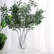 2 Stems | 42inch Honey Locust Leaves Spray, Artificial Greenery - Frosted Dark Green