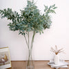 2 Stems | 42inch Honey Locust Leaves Spray, Artificial Greenery - Frosted Dark Green
