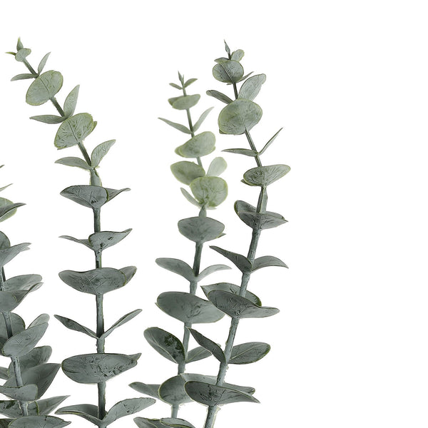 30 Stems | 17inch Tall Faux Eucalyptus Bushes Artificial Greenery Spray, Fake Eucalyptus Branches#whtbkgd
