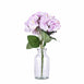 5 Bushes | 25 Heads Lavender Artificial Flower Silk Hydrangea Bushes Wholesale
