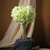 Hydrangea Bush Artificial Silk Flowers - Lime Green