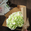 Hydrangea Bush Artificial Silk Flowers - Lime Green