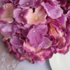 Hydrangea Bush Artificial Silk Flowers - Lavender / Pink