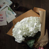 Hydrangea Bush Artificial Silk Flowers - Cream