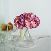 Artificial Hydrangeas Head and Wire Stems, DIY Dual Tone Hydrangea Flower Arrangements