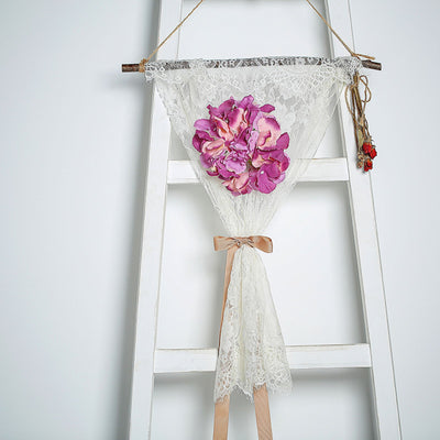 Artificial Hydrangeas Head and Wire Stems, DIY Dual Tone Hydrangea Flower Arrangements