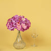 Artificial Hydrangeas Head and Wire Stems, DIY Dual Tone Hydrangea Flower Arrangements