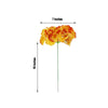 10 Pack - Gold Artificial Hydrangeas Head and Wire Stems - DIY Dual Tone Hydrangea Flower Arrangements