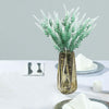 4 Bushes - 14inch White Artificial Lavender Bouquet, Artificial Wedding Bouquet
