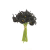 20 Pack | 14" Tall | Black Artificial Calla Lily Flowers | Real Touch Flowers