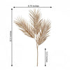 Pack of 2 | 32" Metallic Gold Artificial Palm Leaf Spray, Tropical Leaves Vase Filler Floral Decoration