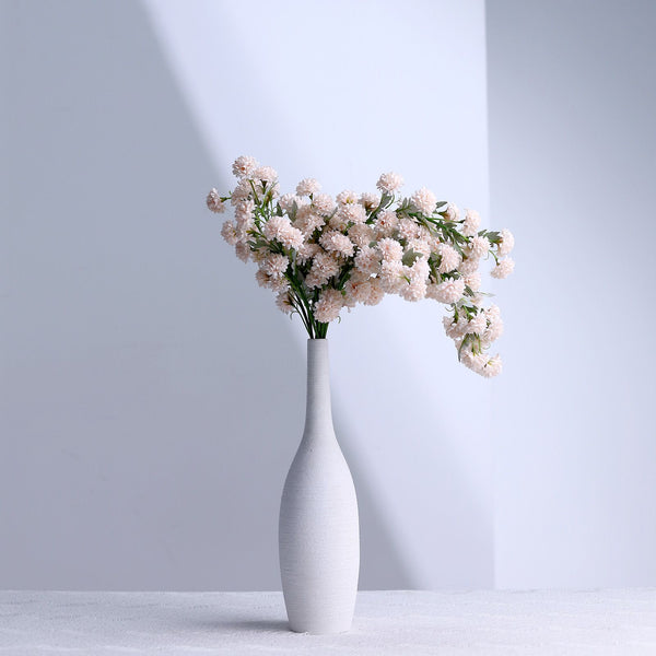 2 Bushes - 33inches Chrysanthemum Flower, Artificial Mums, Flower Spray