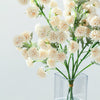 2 Bushes - 33inches Chrysanthemum Flower, Artificial Mums, Flower Spray