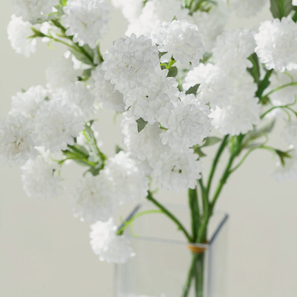 2 Bushes - 33inches Chrysanthemum Flower, Artificial Mums, Flower Spray