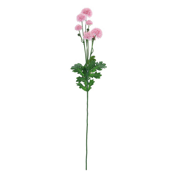 2 Bushes | 33inch Chrysanthemum Flower Stem, Artificial Silk Flower Spray - Rose Gold | Blush