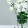 2 Bushes | 33inch Ivory Chrysanthemum Flower Stem, Artificial Silk Flower Spray