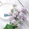 2 Bushes | 33inch Lavender Chrysanthemum Flower Stem, Artificial Silk Flower Spray