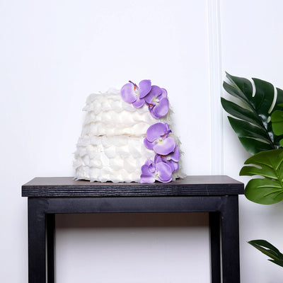 Handmade Crochet Light Orchid Purple and Dark Orchid Purple Baby