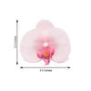 20pcs | 4" Pink Butterfly Orchid Artificial Flower Heads, DIY Craft Silk Flowers