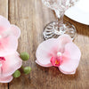 20pcs | 4inch Pink Butterfly Orchid Artificial Flower Heads, DIY Craft Silk Flowers