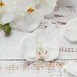 20pcs | 4inch White Butterfly Orchid Artificial Flower Heads, DIY Craft Silk Flowers