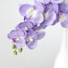 2 Stems - 40inch Lavender Artificial Long Stem Orchids - Silk Flowers Orchid Bouquet