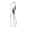 2 Bushes | 34" Artificial Foxglove Orchid Flower Stems, Burgundy Silk Orchids Spray