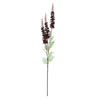 2 Bushes | 34inch Artificial Foxglove Orchid Flower Stems, Burgundy Silk Orchids Spray