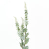 2 Bushes | 34inch Artificial Foxglove Orchid Flower Stems, White Silk Orchids Spray