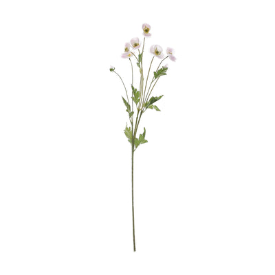 2 Pack | 33 Silk Poppies Flower Stem, Artificial Flowers For Vase Floral  Arrangement - Blush/Rose Gold