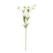 2 Bushes | 33Inch Long Stem Ivory Artificial Silk Poppy Flower Bouquet Spray