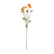 2 Bushes | 33Inch Long Stem Orange Artificial Silk Poppy Flower Bouquet Spray