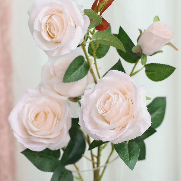 artificial roses, long stem roses, silk roses, faux flowers#whtbkgd