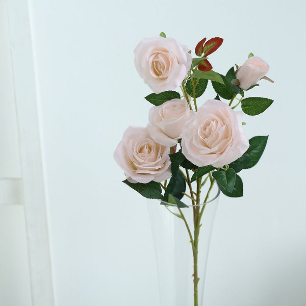 artificial roses, long stem roses, silk roses, faux flowers