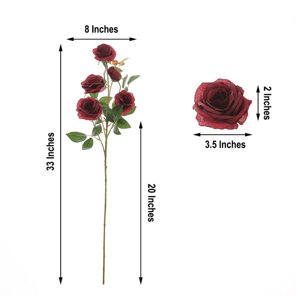 artificial roses, long stem roses, silk roses, faux flowers