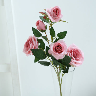 White Rose with Hot Pink Glitter - 12 Stem Rose Bouquets