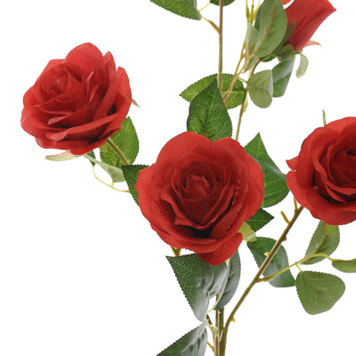 artificial roses, long stem roses, silk roses, faux flowers