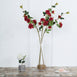 Pack of 2 | 38 inch Burgundy Silk Long Stem Roses, Artificial Flowers Rose Bouquet