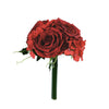 2 Pack | Burgundy Rose & Hydrangea Artificial Silk Flowers Bouquet#whtbkgd