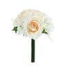 2 Pack | Cream Rose & Hydrangea Artificial Silk Flowers Bouquet#whtbkgd#whtbkgd