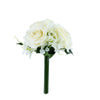 2 Pack | Ivory Rose & Hydrangea Artificial Silk Flowers Bouquet#whtbkgd