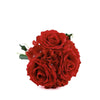 2 Pack | Red Rose & Hydrangea Artificial Silk Flowers Bouquet