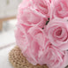 Velvet Rose Bouquet Artificial Flowers- Pink