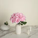 Velvet Rose Bouquet Artificial Flowers- Pink