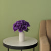 Velvet Rose Bouquet Artificial Flowers- Purple