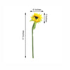 17inch Tall Artificial Sunflower Bouquet, Yellow Sunflower Stems Wedding Bouquet - 3 Stems