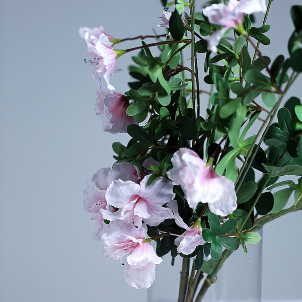 Silk Rhododendron Bush, Artificial Hanging Vines, Artificial Flowers