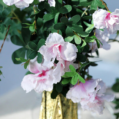 Silk Rhododendron Bush, Artificial Hanging Vines, Artificial Flowers